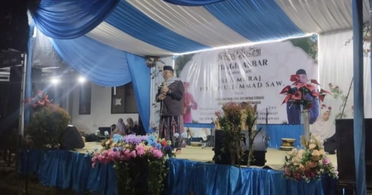 Ricky Kurniawan Ajak Perkuat Keimanan dalam Peringatan Isra Mi’raj di Sukaharja Cijeruk