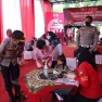 Kejar Herd Immunity, Polres Bojonegoro bersama Yayasan Kemala Bhayangkari Cabang Bojonegoro Gelar Vaksinasi Anak