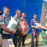 Danramil 0621 -11/Ciawi, Mayor arm Sutrisno Serahkan Bantuan Sosial Kepada Warga yang Dinding Rumahnya Ambruk