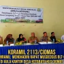 Danramil 2113/Ciomas Mayor CKE (K) Zurnalita Hadiri Musdesus dan halal bihalal Desa Kotabatu Kec. Ciomas