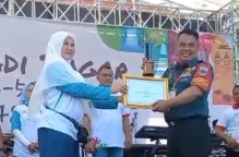 Serka Sunardi Babinsa Koramil 0621-01/Cibinong Raih Penghargaan Babinsa Terbaik se Kabupaten Bogor dalam Tegar Beriman Award