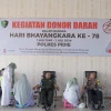Sambut Hari Bhayangkara ke-78 Polres Pidie Gelar Donor Darah