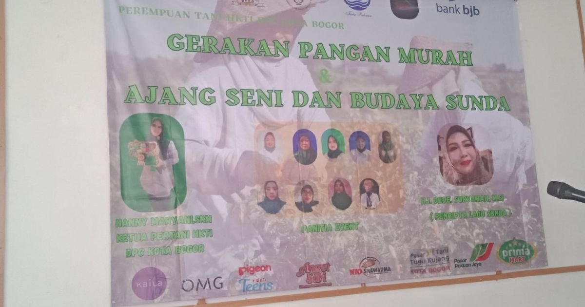 Dorong Ketahanan Pangan, Perempuan Tani HKTI Bogor Gelar Gerakan Pangan Murah