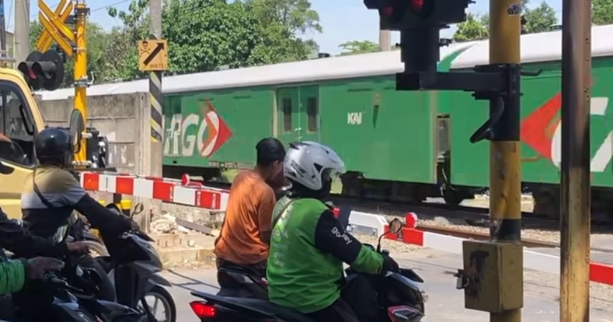 Salah satu lintasan kereta api/Instagram