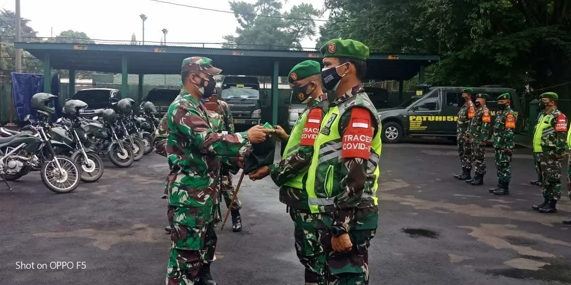 Program Go Babinsa, Wujud Kepedulian Kodim 0606/KB Kepada Warga yang Jalani Isoman