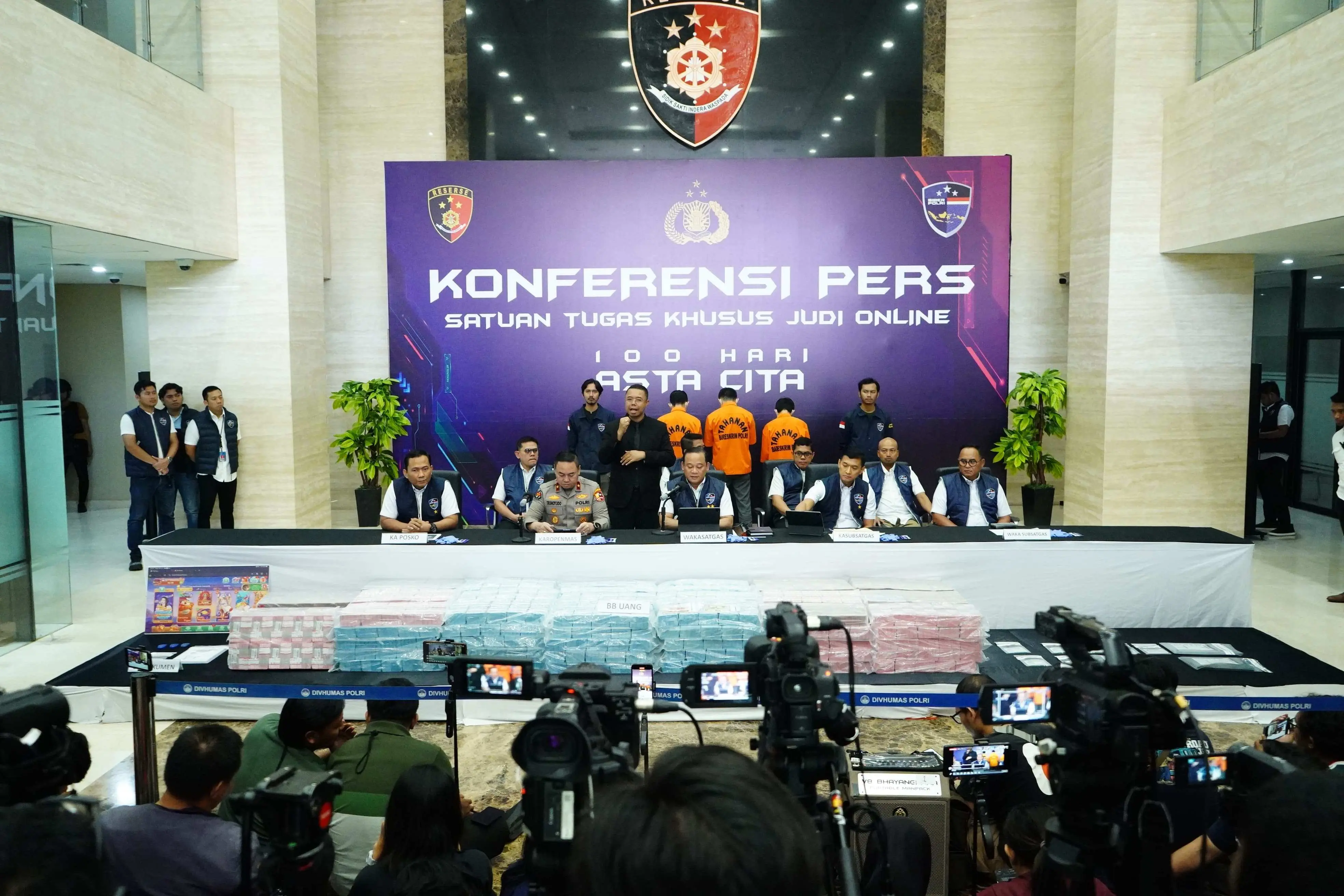 Sita Rp78,1 Miliar dari Judol Internasional, Komitmen Polri atas Asta Cita Presiden Prabowo 