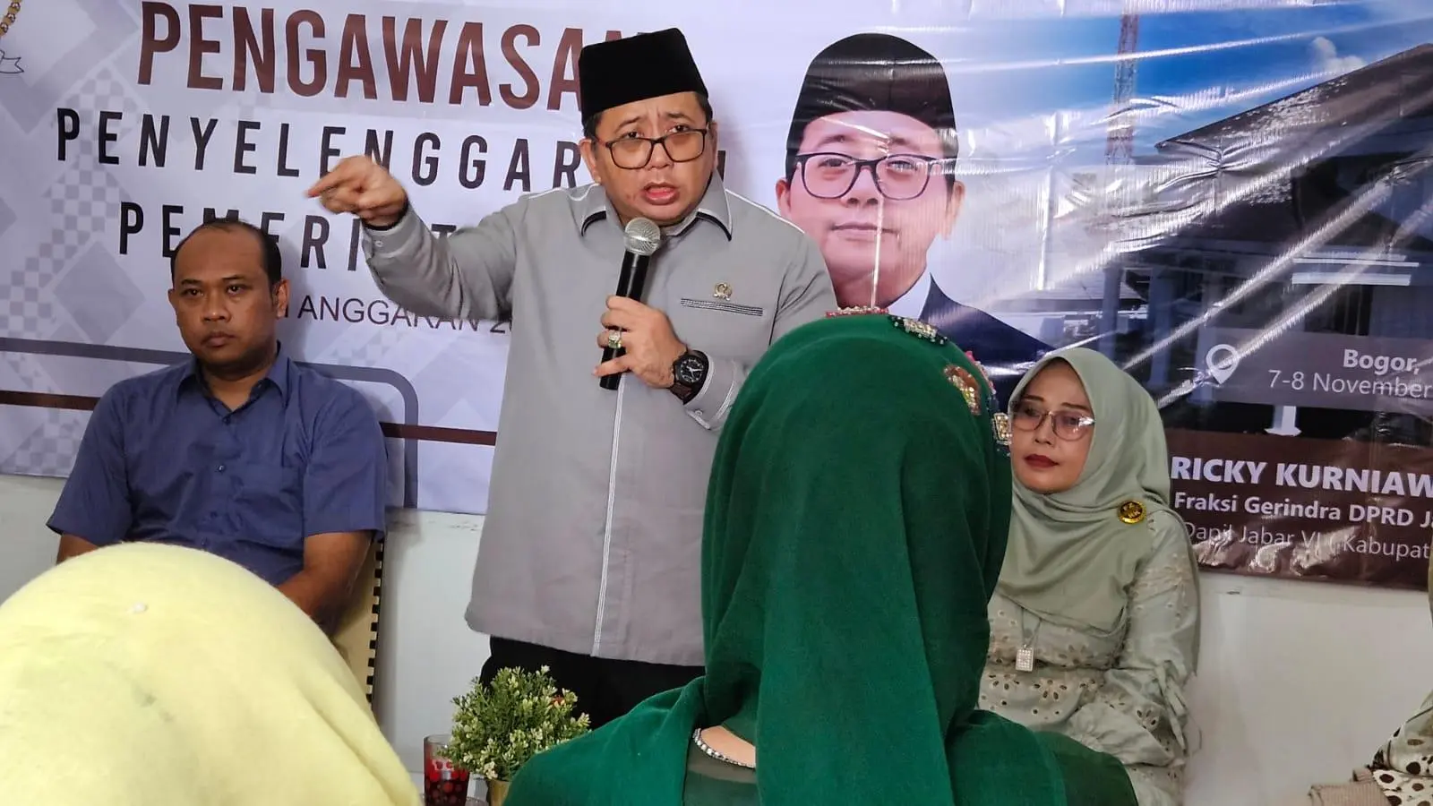 H. Ricky Kurniawan Dorong Partisipasi Warga Dalam Pengawasan Penyelenggaraan Pemerintah di Cibinong