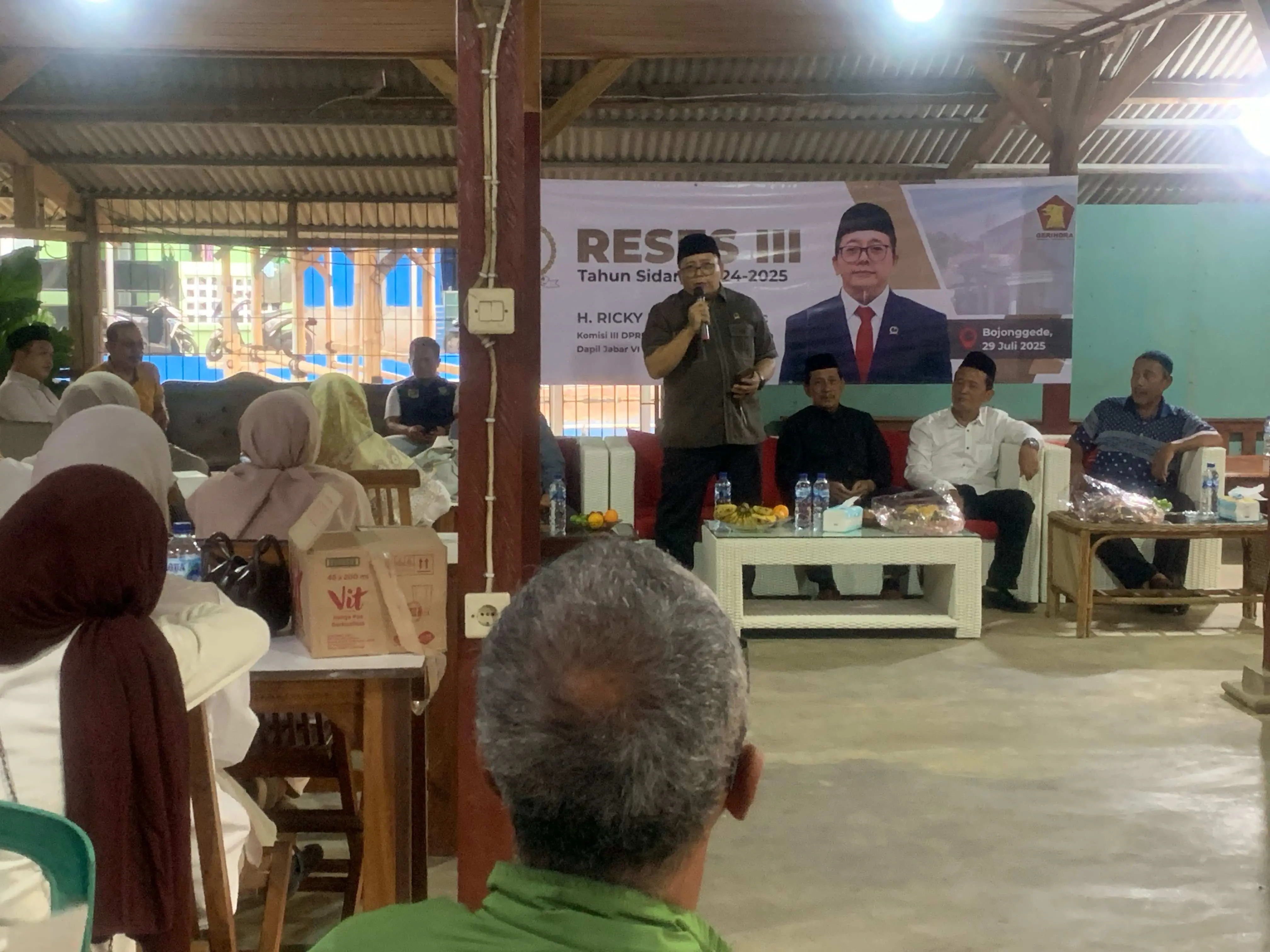 Ricky Kurniawan Galang Aspirasi Masyarakat di Rawapanjang Bojonggede