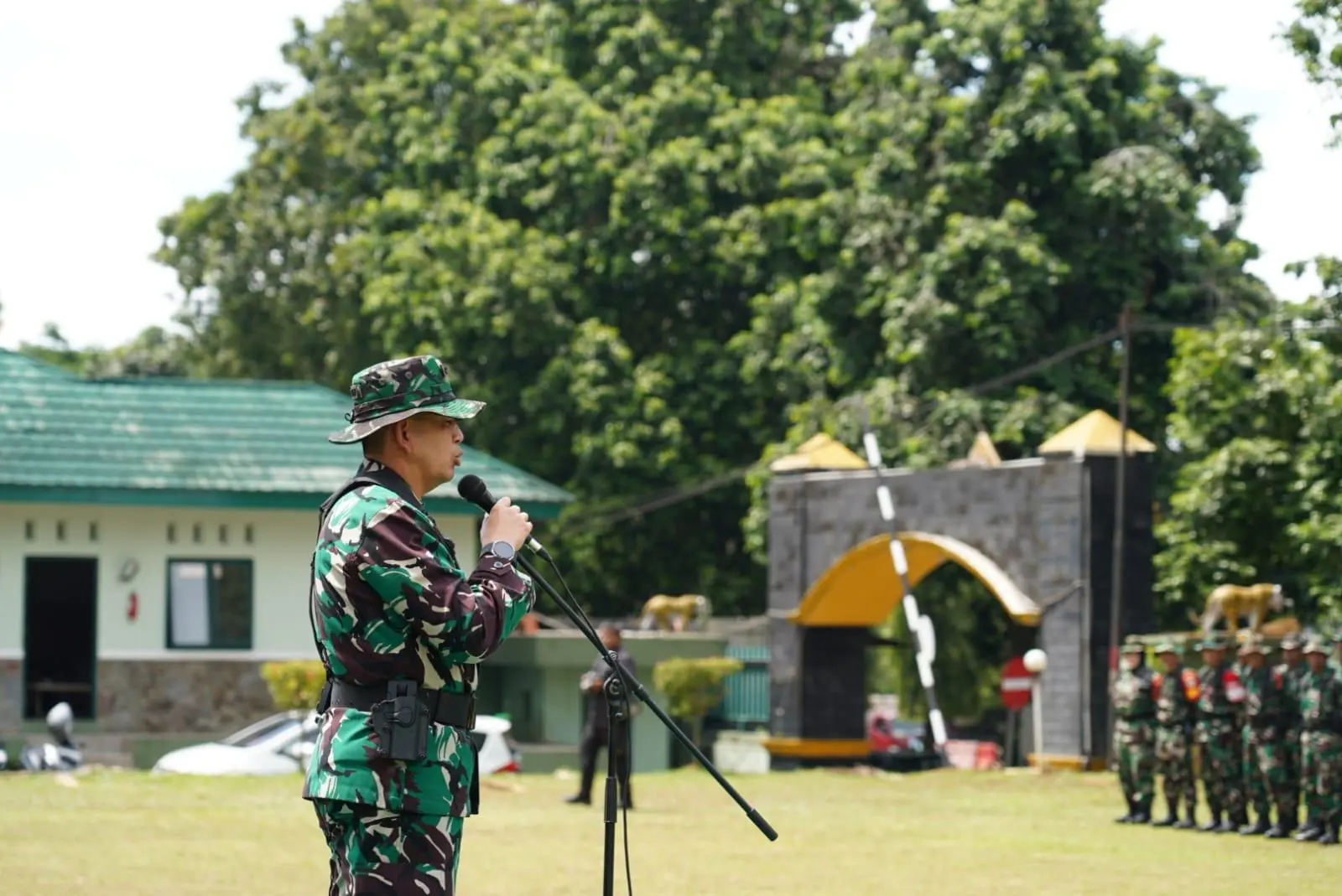 Danrem 061/SK Brigjen Thomas Rajunio Pimpin Apel Kesiapsiagaan Bencana di Bogor