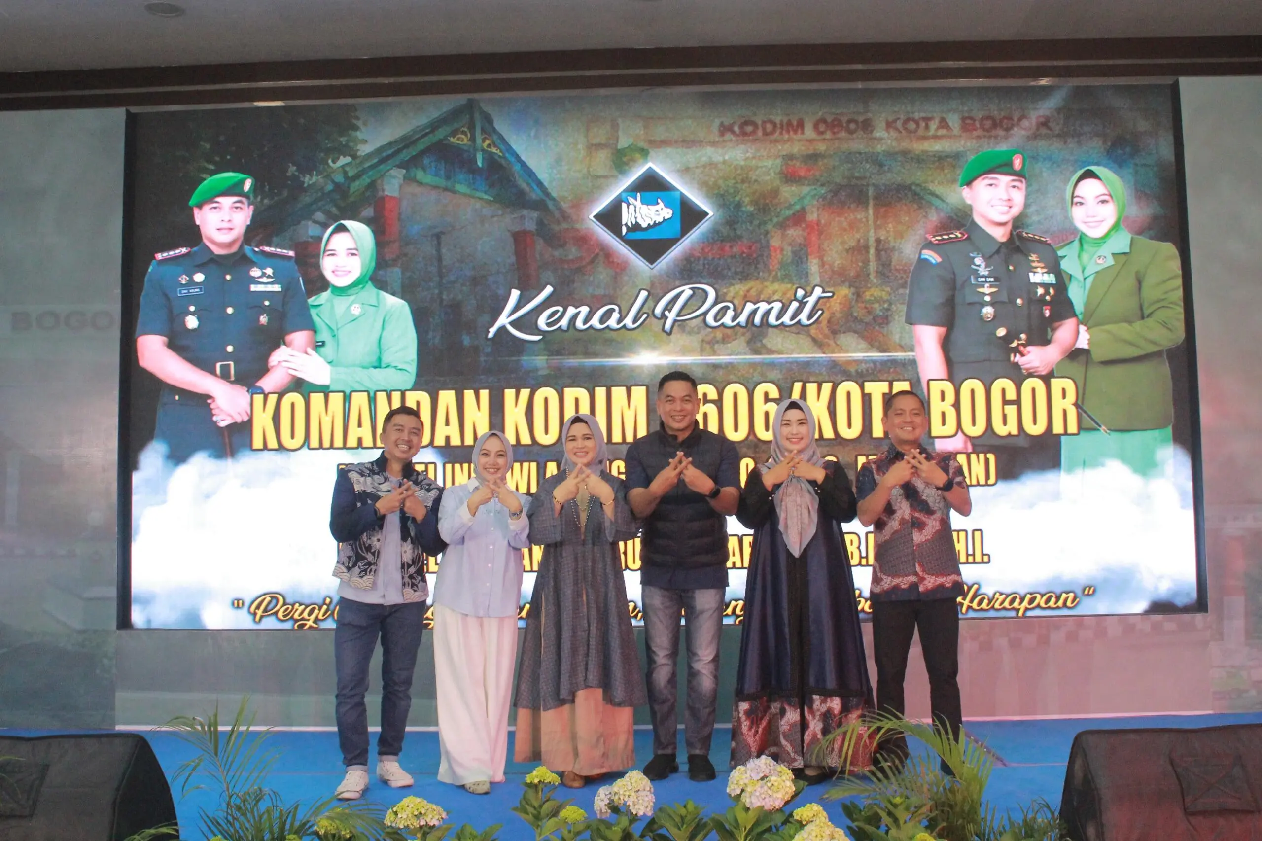 Kodim 0606/Kota Bogor Gelar Malam Kenal Pamit Pimpinan